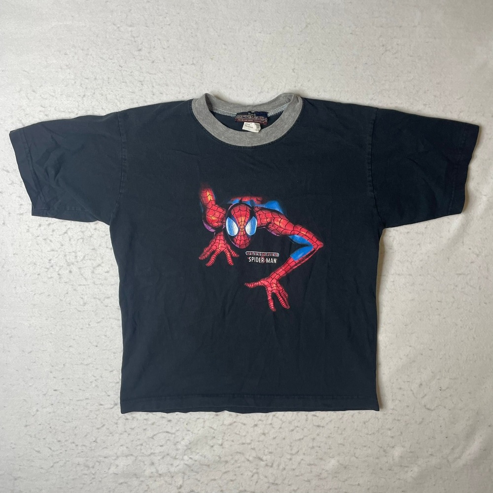 Marvel‎ Spider Man Ultimate Spider Man 2000 T Shirt Kids M M 10 12 Black